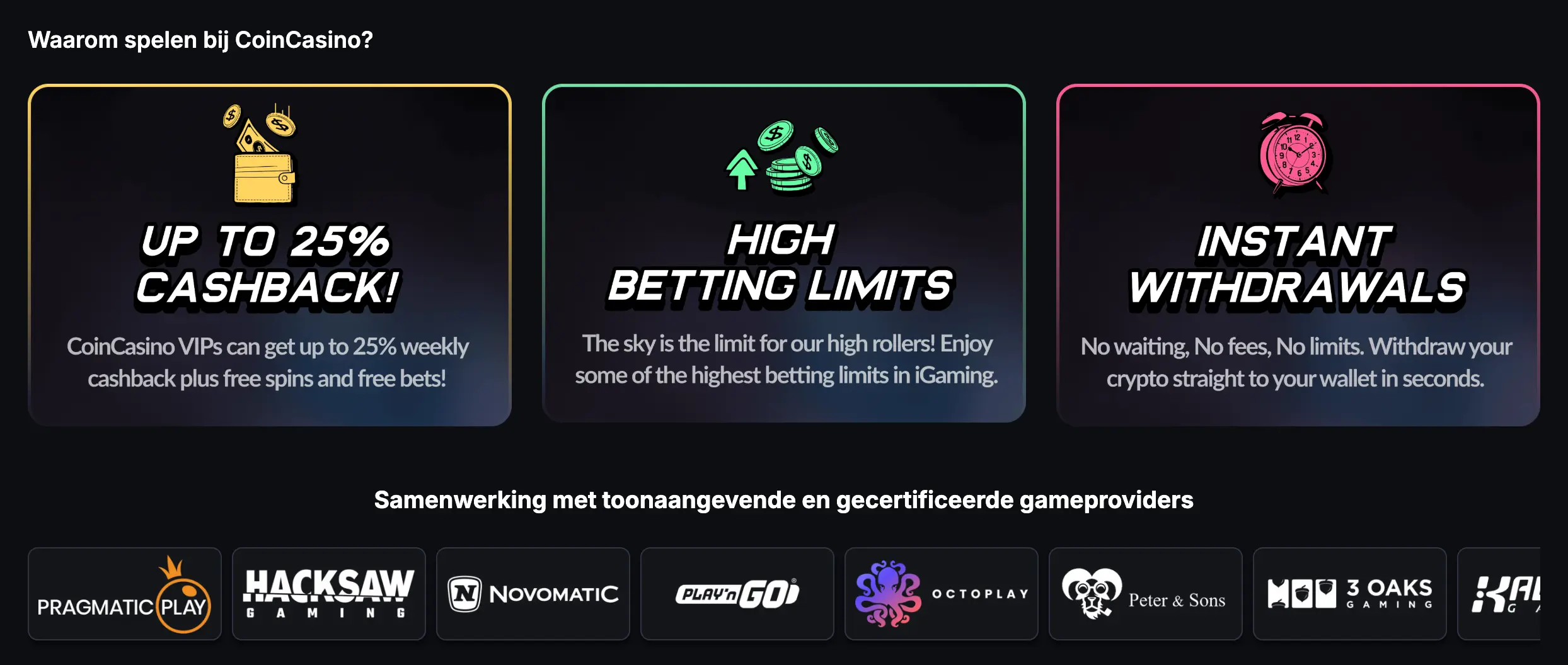 Spellen CoinCasino